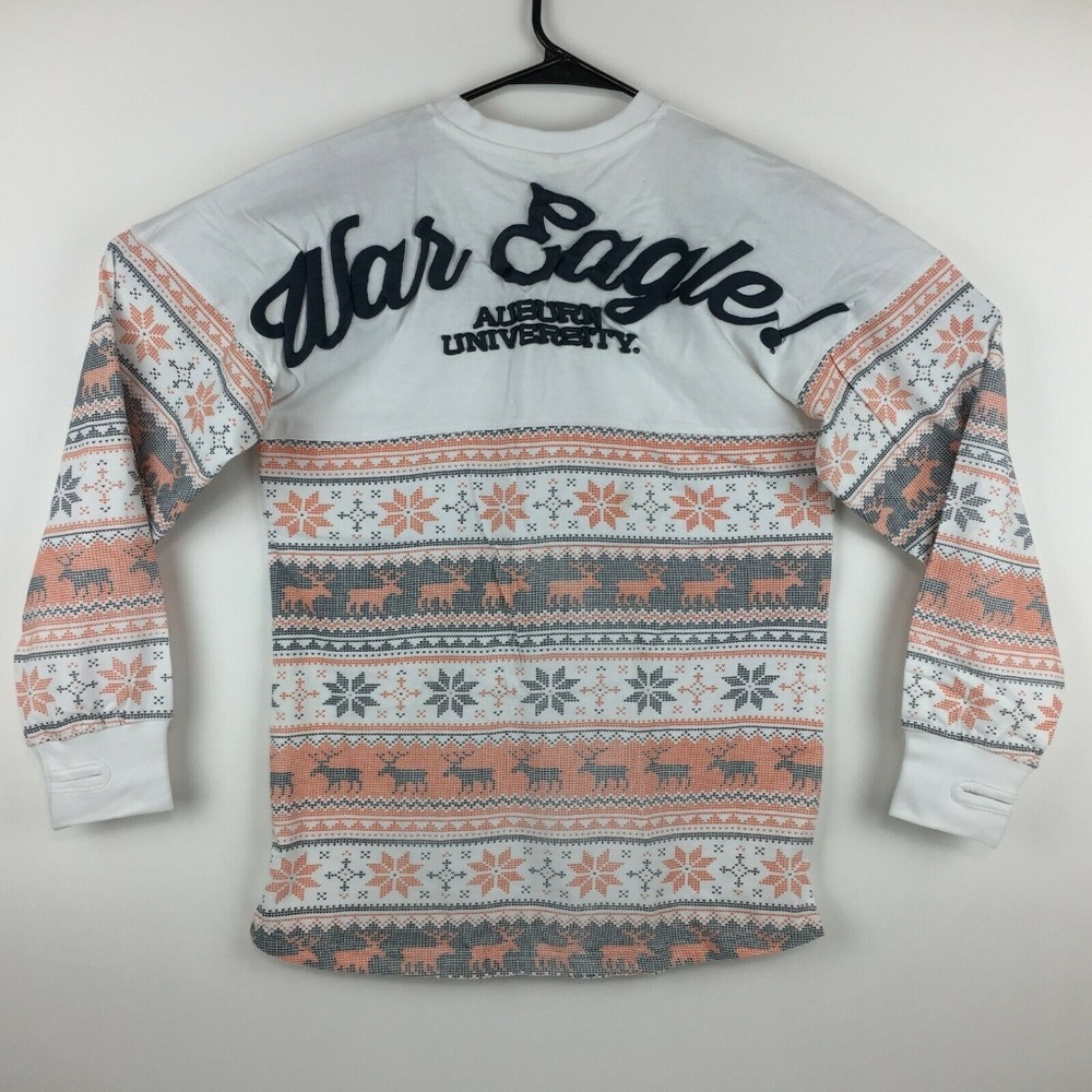 Auburn Tigers Womens Christmas Holiday T-Shirt